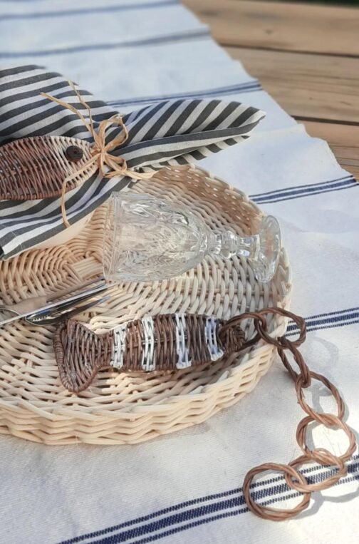 RATTAN BALIK PEÇETE TOKASI 4'lü - Görsel 4