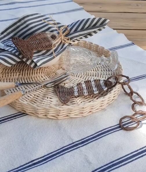 RATTAN BALIK PEÇETE TOKASI 4'lü - Görsel 5