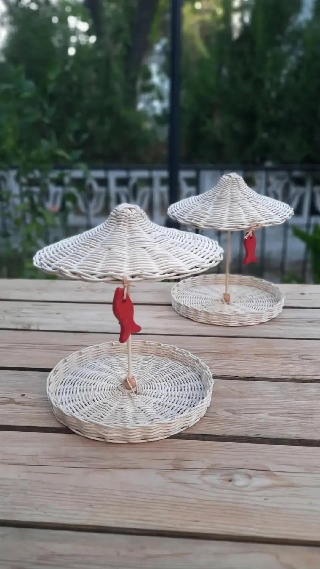 RATTAN ŞEMSİYE SUNUMLUK