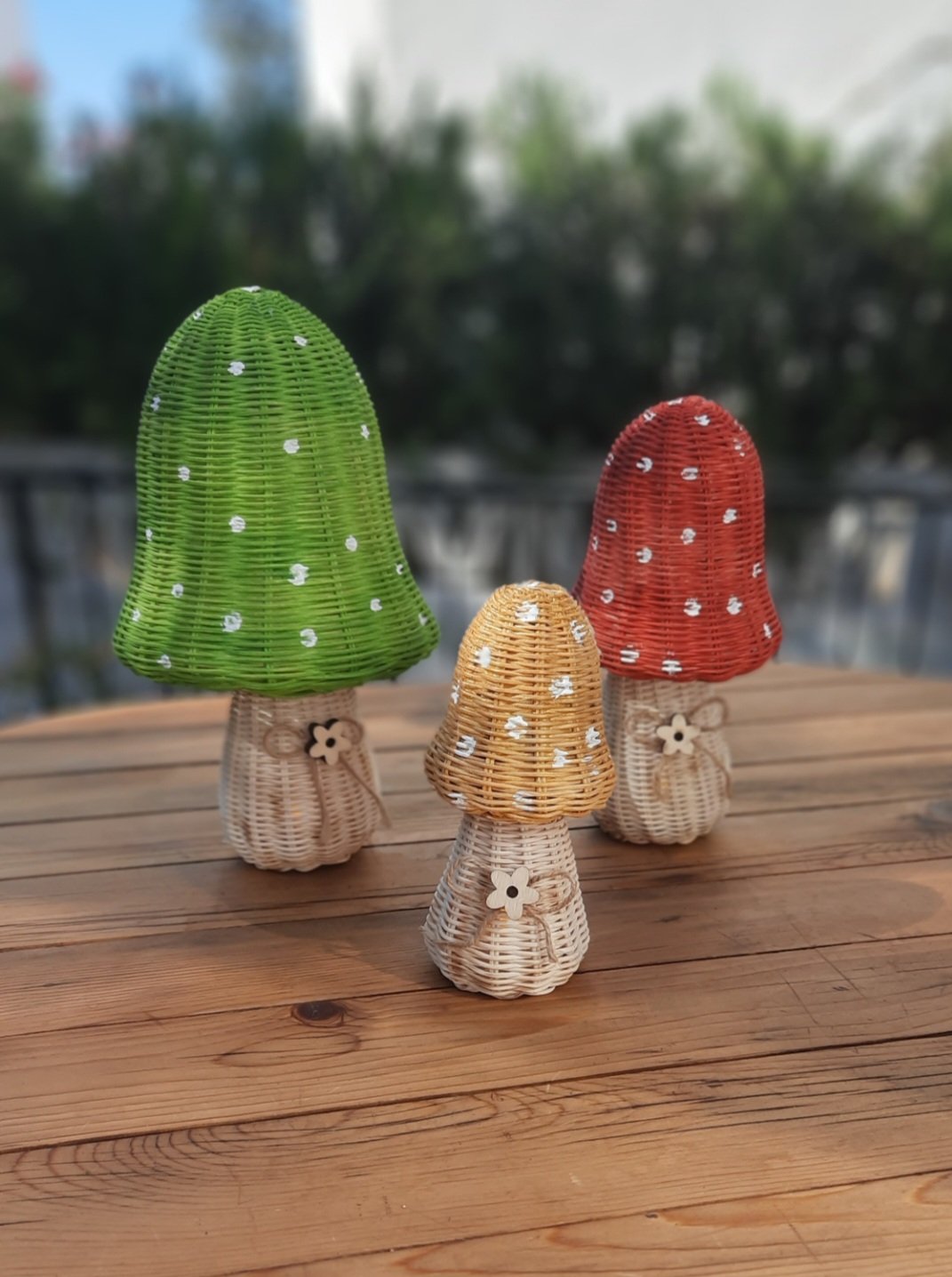 RATTAN LED AYDINLATMA MANTARLAR