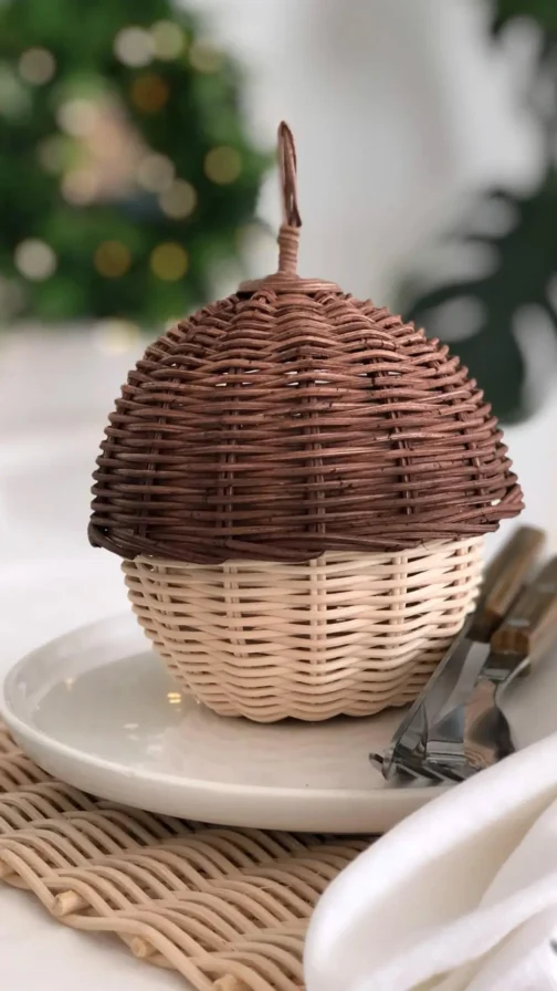 RATTAN PALAMUT SEPET - Görsel 4