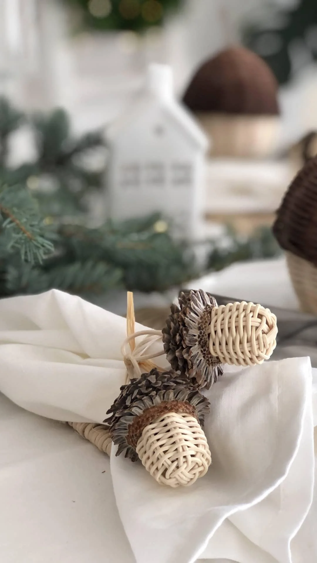 RATTAN PALAMUT PEÇETE YÜZÜK 2 li