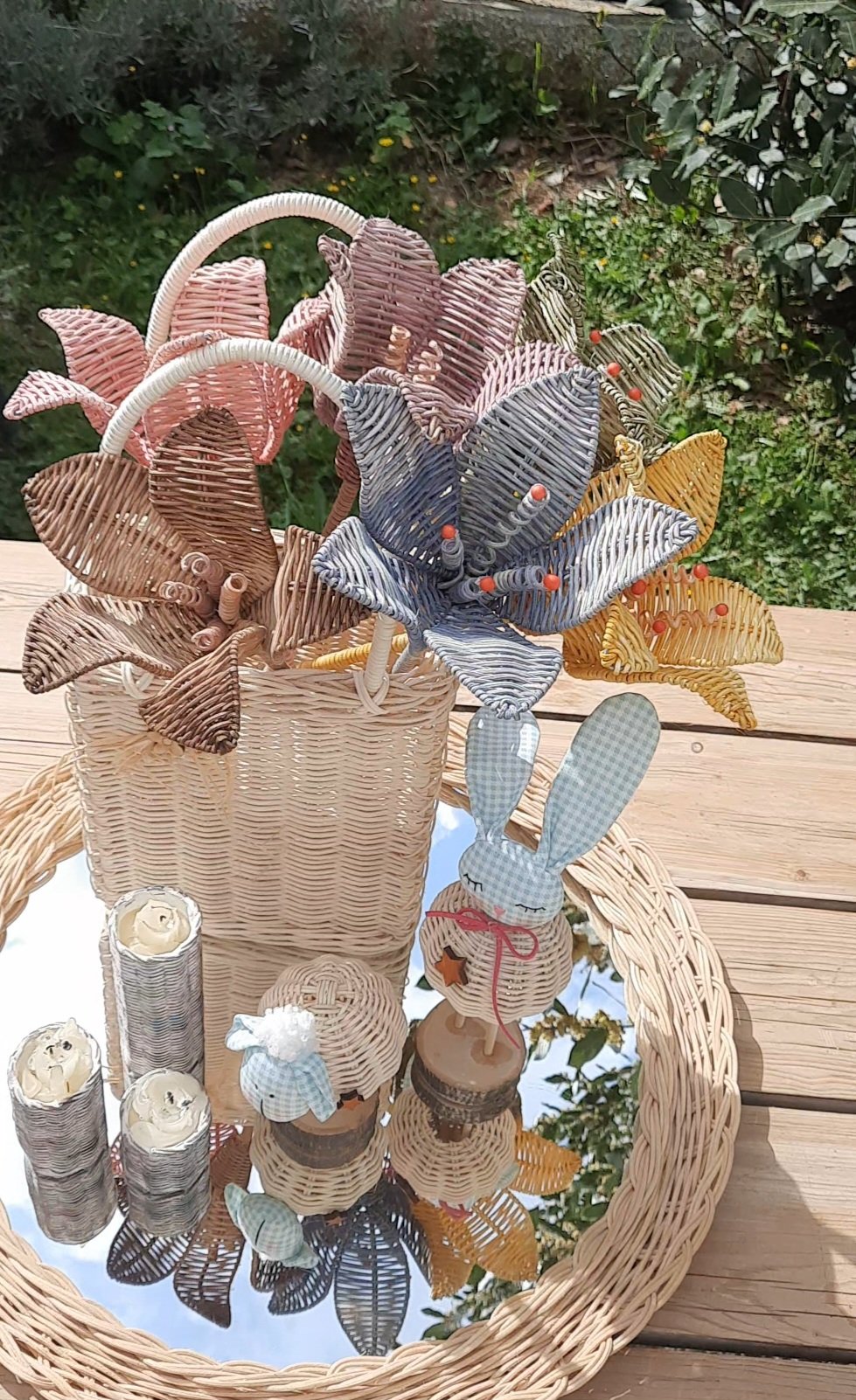 RATTAN LİLYUM ÇİÇEK