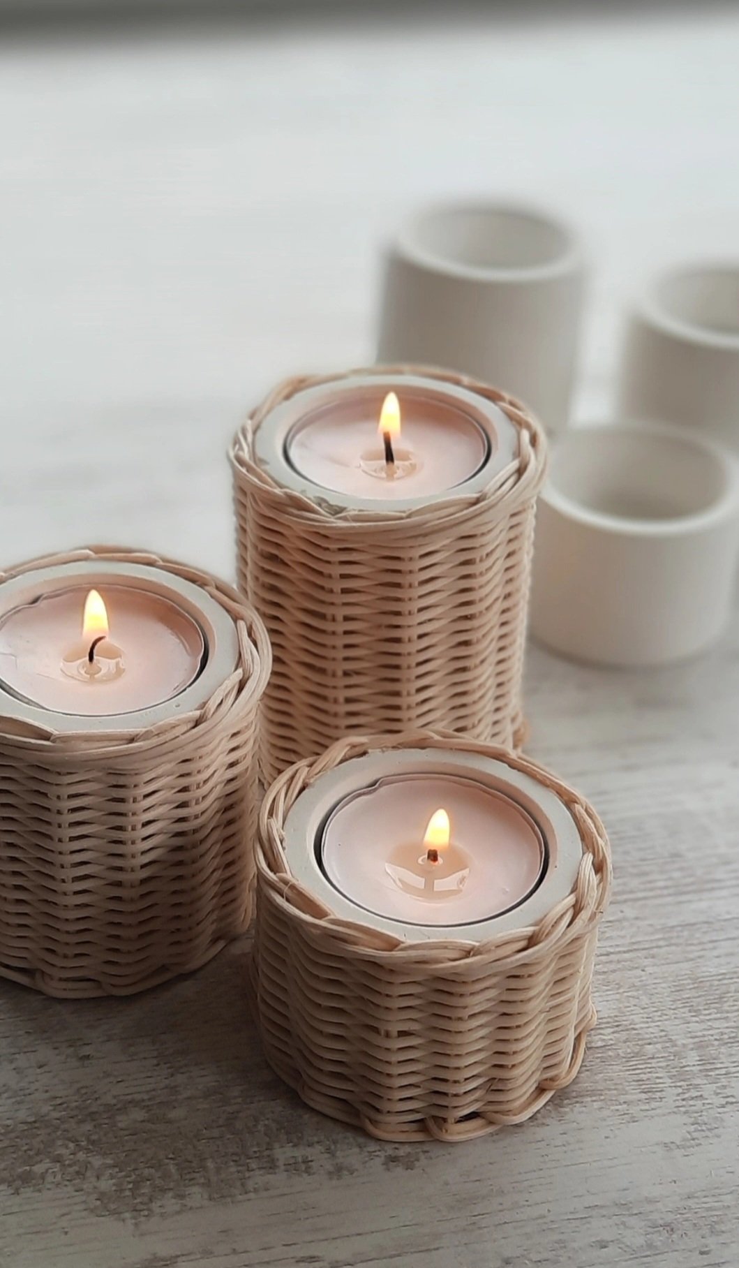 RATTAN MUM SETİ