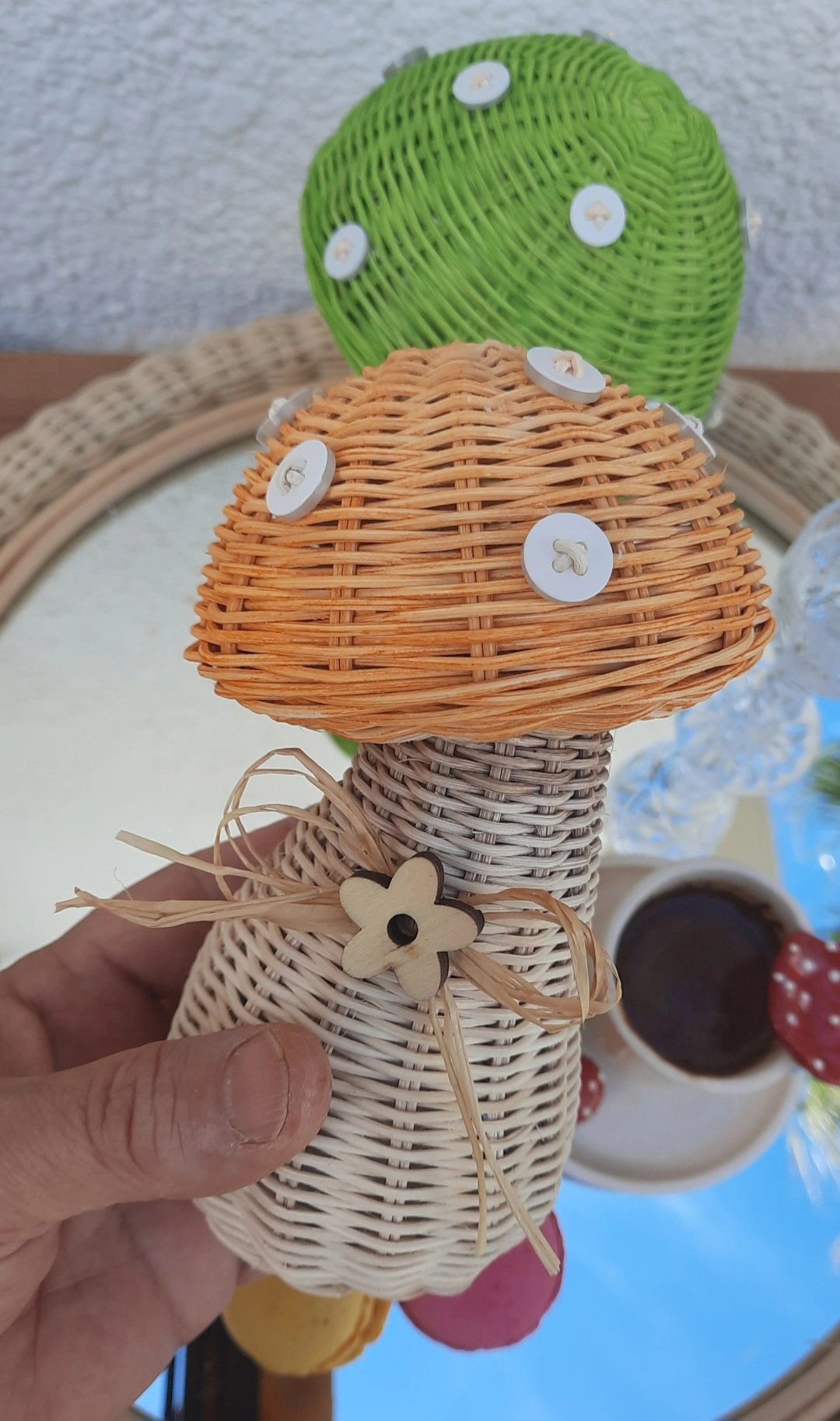RATTAN LED MANTARLAR