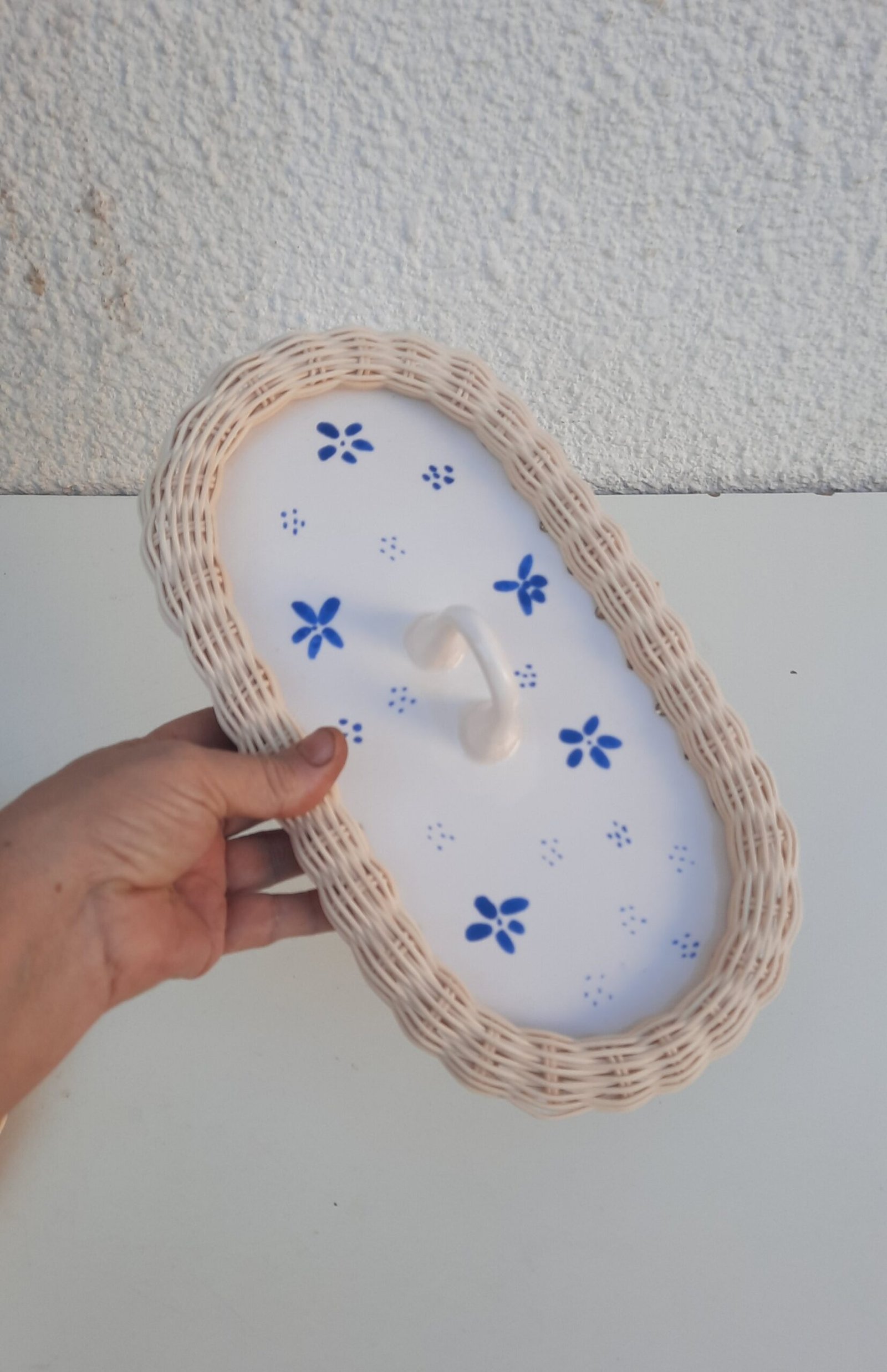 SERAMİK&RATTAN KULPLU OVAL SUNUMLUK - Görsel 6